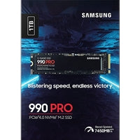 Samsung 990 PRO 1TB NVMe SSD - PCIe 4.0 M.2 7450MB/s Read Samsung 990 PRO 1TB NVMe SSD - PCIe 4.0 M.2 7450MB/s Read